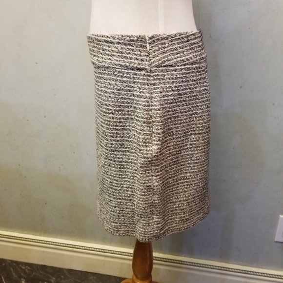 Banana Republic striped tweed min pencil skirt size 6 petite  (194) - Picture 5 of 5